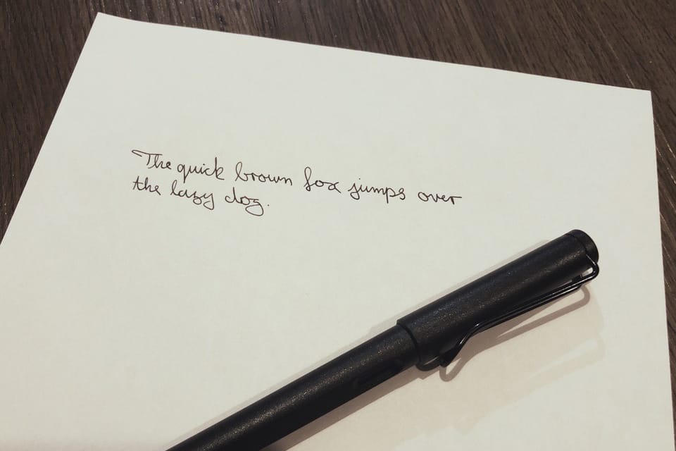 New Pen